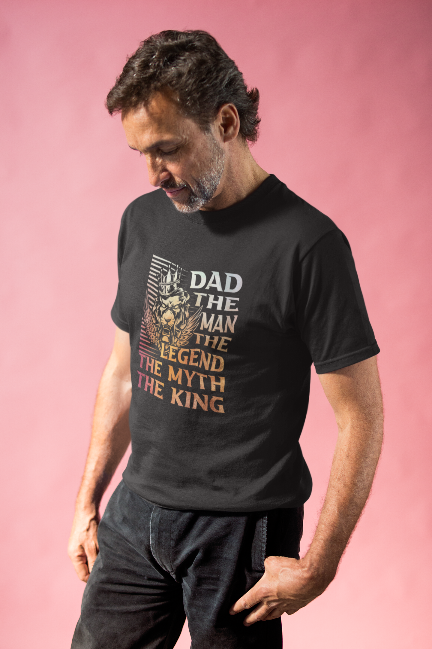 Blexee Men’s Dad The Man The Myth T-Shirt