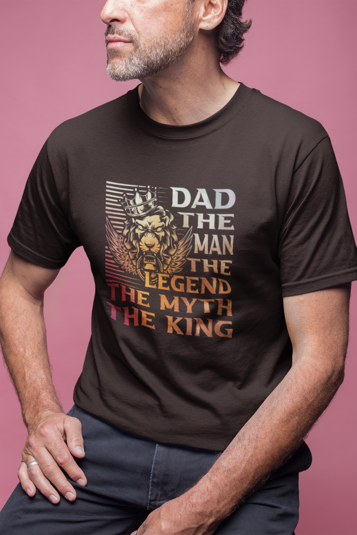 Blexee Men’s Dad The Man The Myth T-Shirt