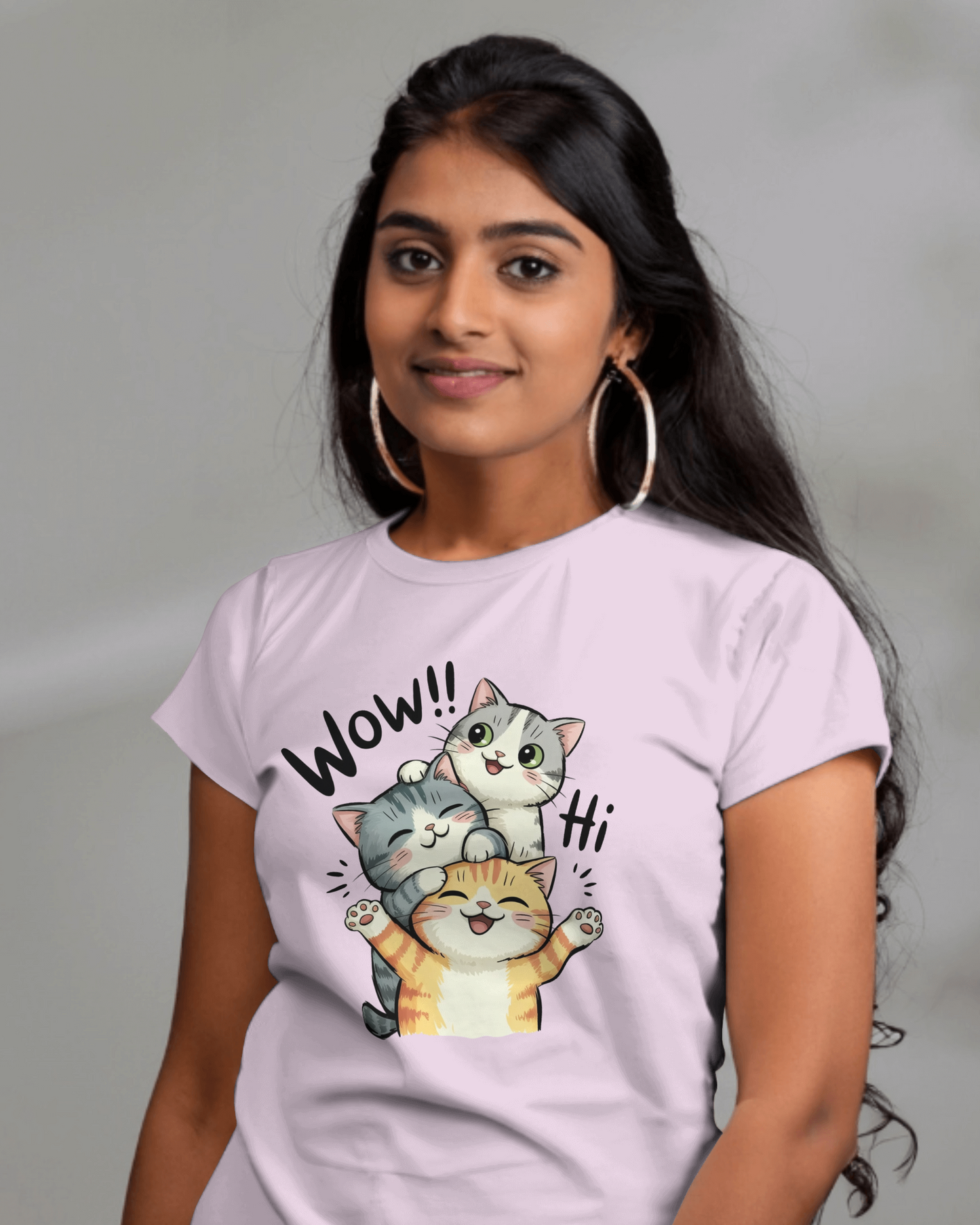 KOVASKO Women’s Three Cats T-shirt
