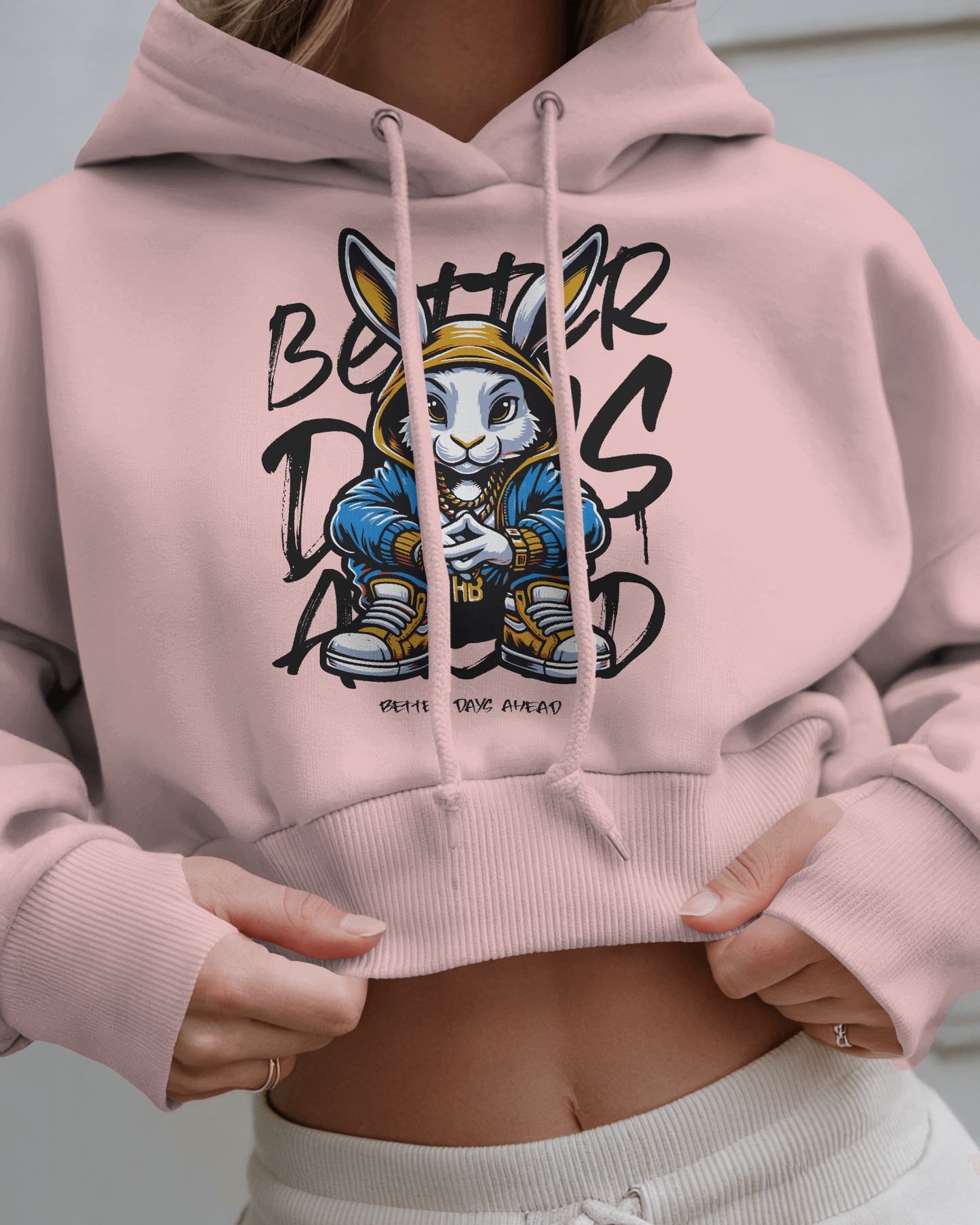 KOVASKO Women’s Better Days Ahead Cropped Hoodie