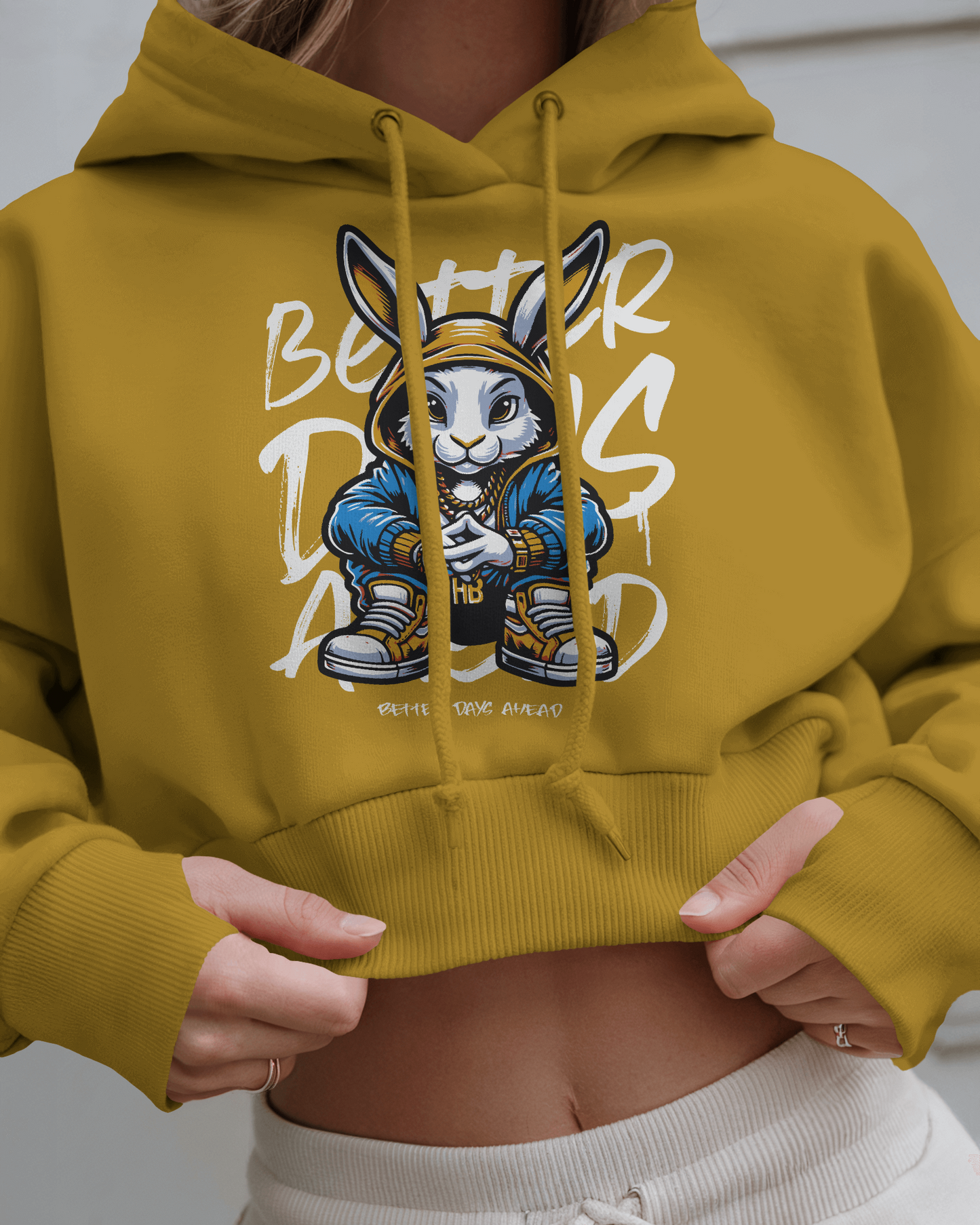 KOVASKO Women’s Better Days Ahead Cropped Hoodie