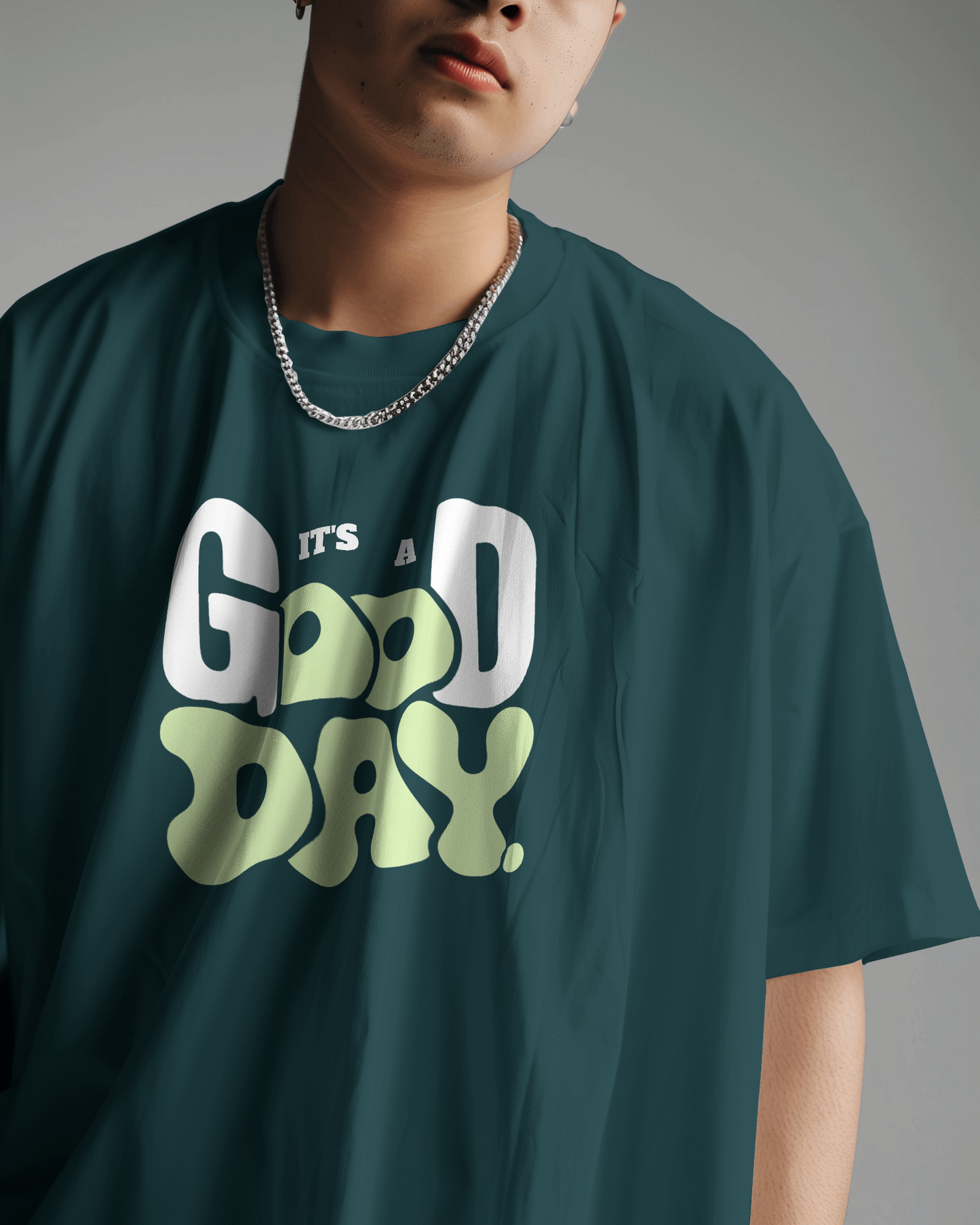 KOVASKO Men’s Good Day Oversized T-Shirt
