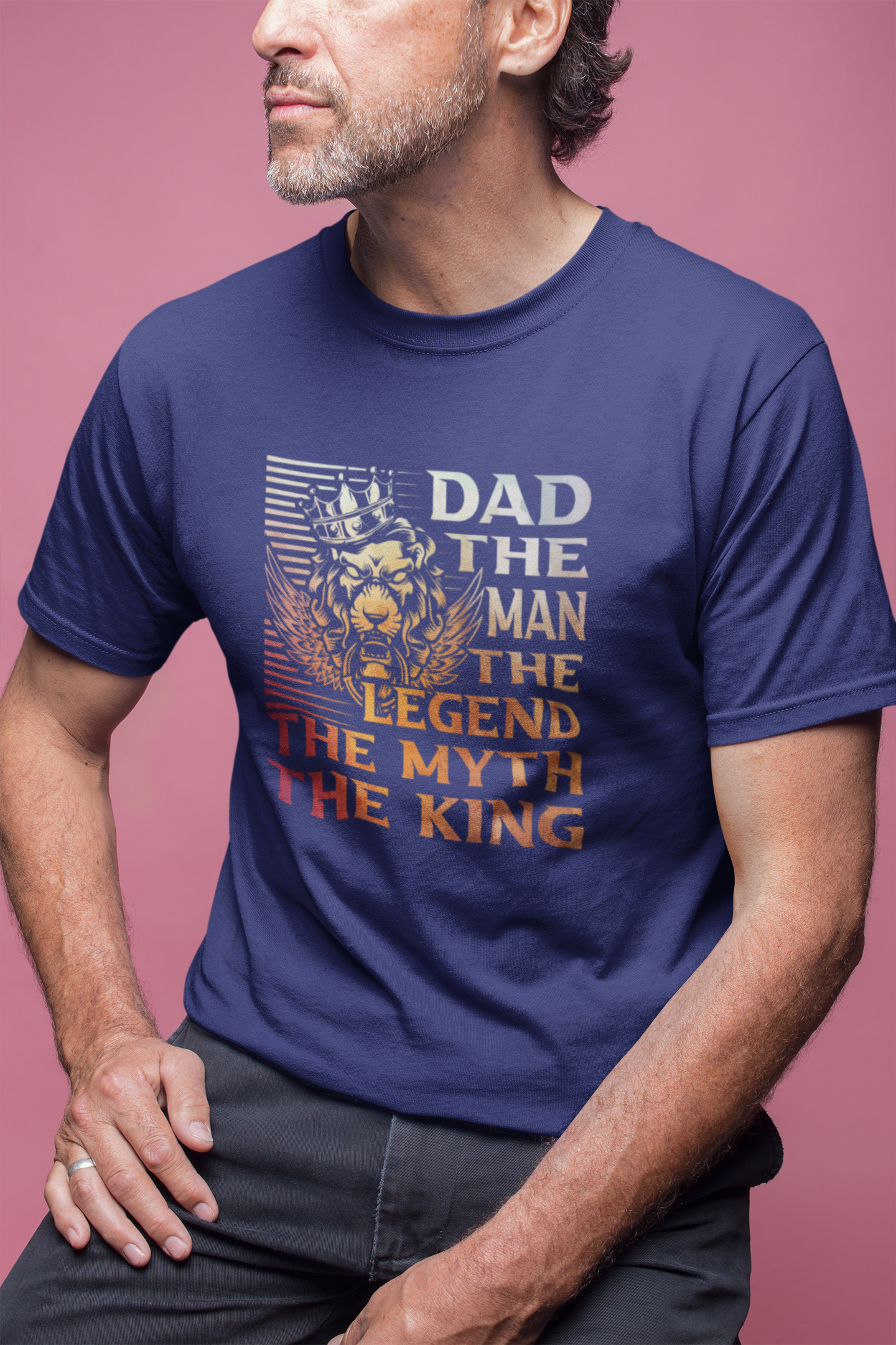 Blexee Men’s Dad The Man The Myth T-Shirt