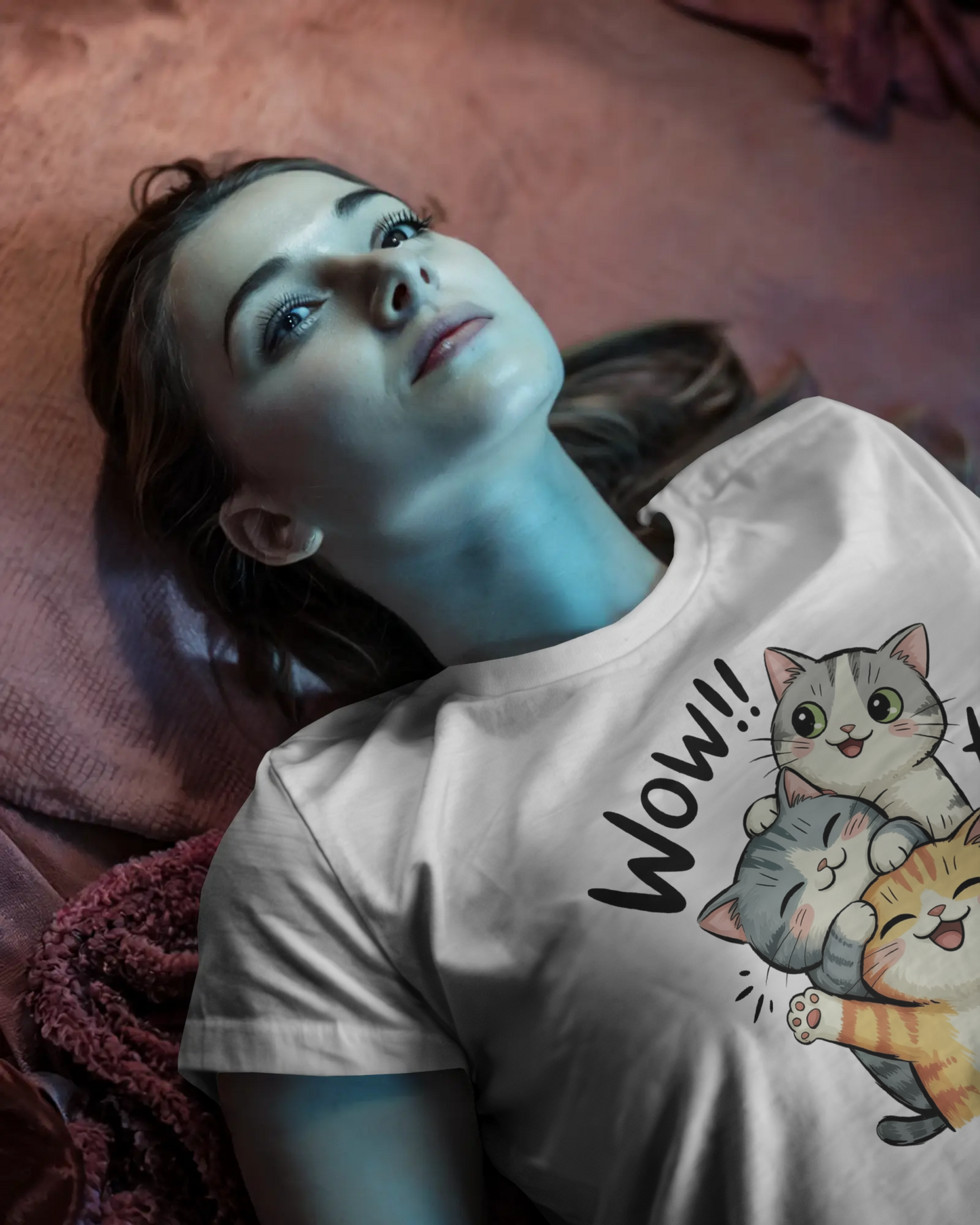 KOVASKO Women’s Three Cats T-shirt