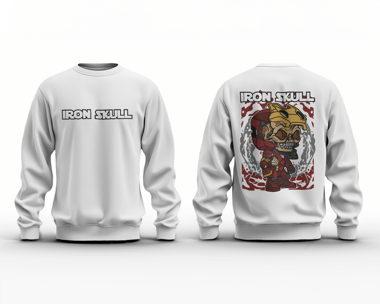 KOVASKO Men’s Iron Skull Sweatshirt